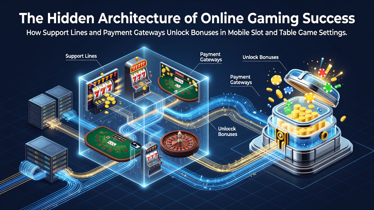 Verborgene Strukturen des Erfolgs im mobilen Gaming: Support-Kanäle und Zahlungsgateways als Zugang zu Boni bei Slots und Tischspielen